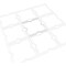 Ekena Millwork Large Fleming Decorative Fretwork Wall Panels in Architectural Grde PVC, 23 3/8"W x 23 3/8"H x 3/8"T WALP24X24FMG - alternate 3